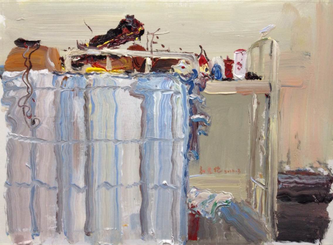 色彩場景宿舍床鋪范畫賞析