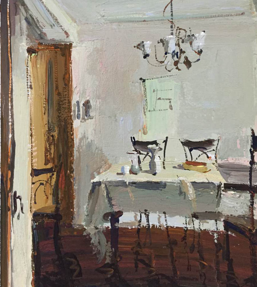 色彩場景室內客廳范畫賞析