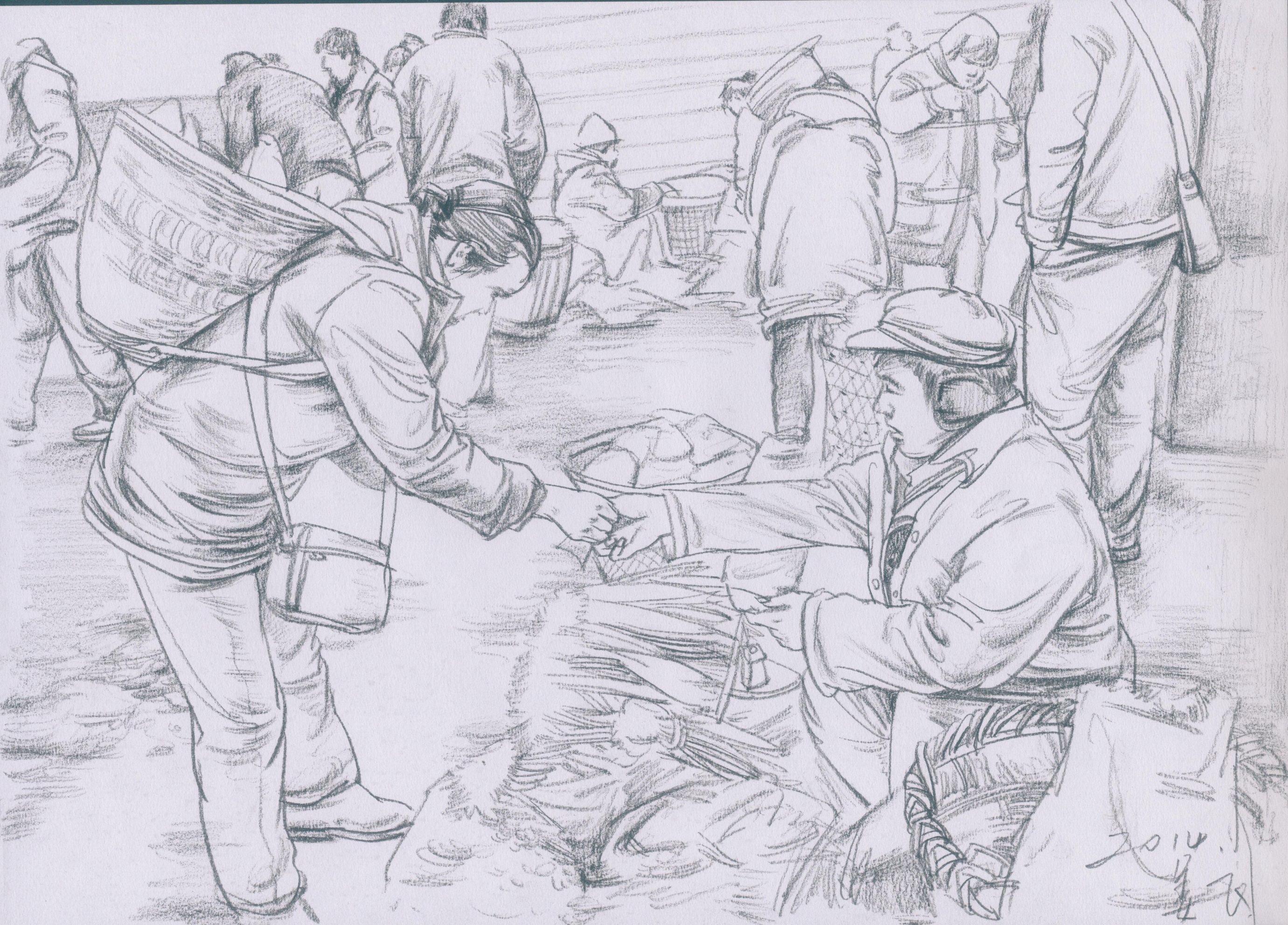 學(xué)習(xí)速寫(xiě)之速寫(xiě)作品1欣賞