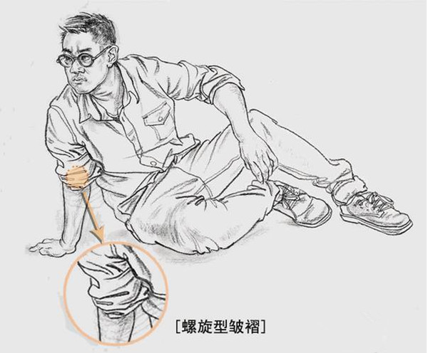 速寫衣服褶皺怎么畫?如何掌握速寫穿插關系