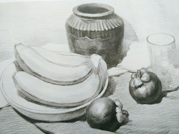 靜物組合素描如何畫?組合靜物素描教程