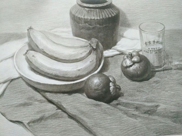 靜物組合素描如何畫?組合靜物素描教程