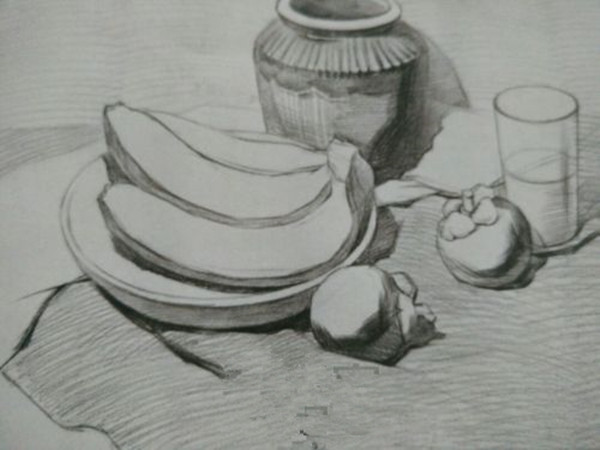 靜物組合素描如何畫?組合靜物素描教程