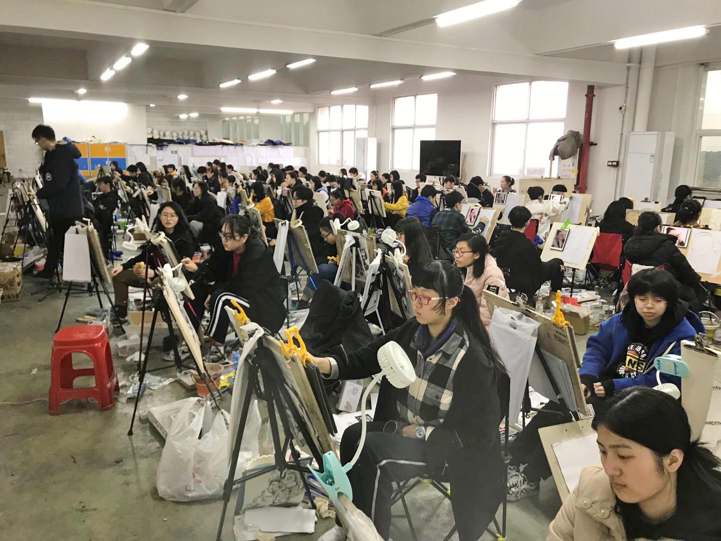 北京畫室教學現場