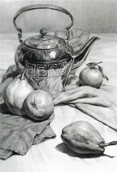 素描金屬質感怎么畫