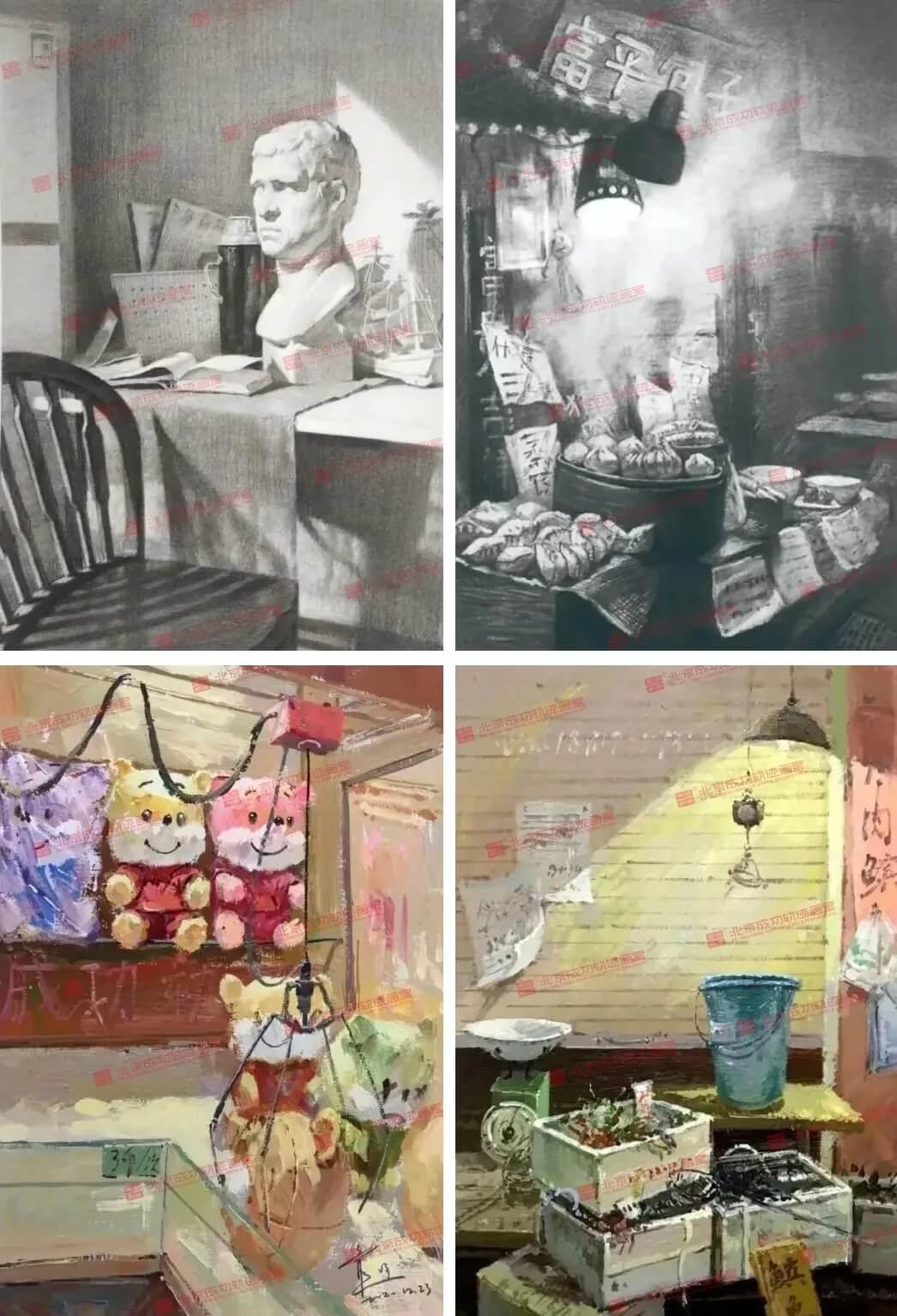 北京畫室清美校考沖刺班,來成功軌跡圓夢清華美院